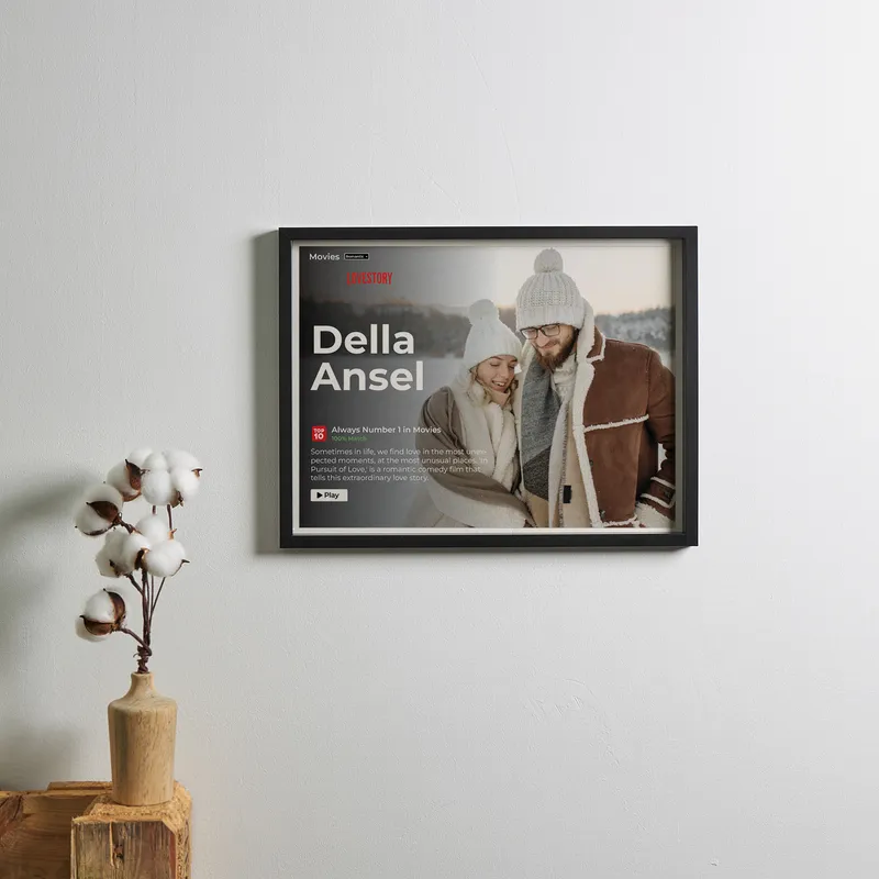 Custom Movie Poster Photo Frame for Cinematic Memories