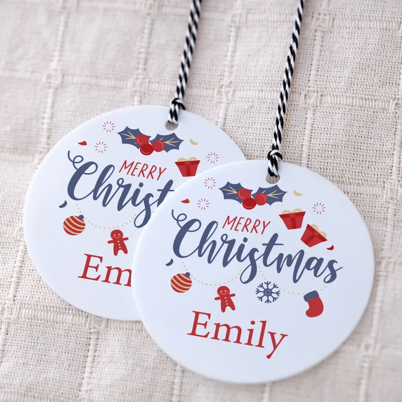 Personalised Christmas Ornament for Holiday Decor