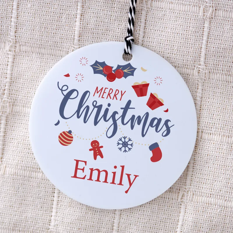 Personalised Christmas Ornament for Holiday Decor