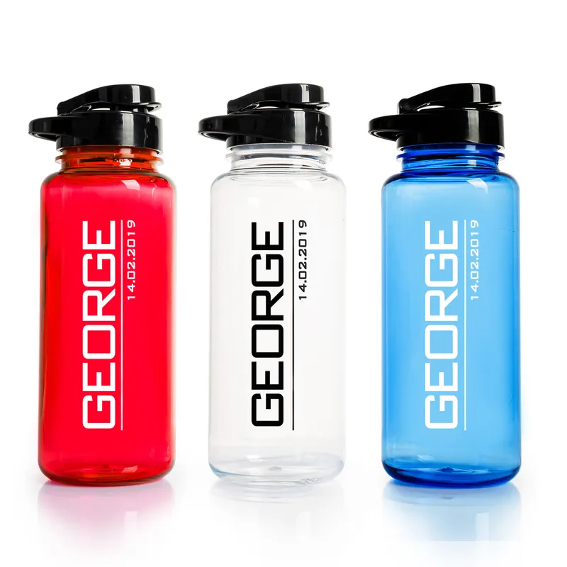 Custom Name Inscribed Water Bottle for Sports and Travel