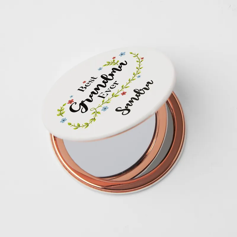 Custom Name Personalized Compact Mirror for Mom - Design Options
