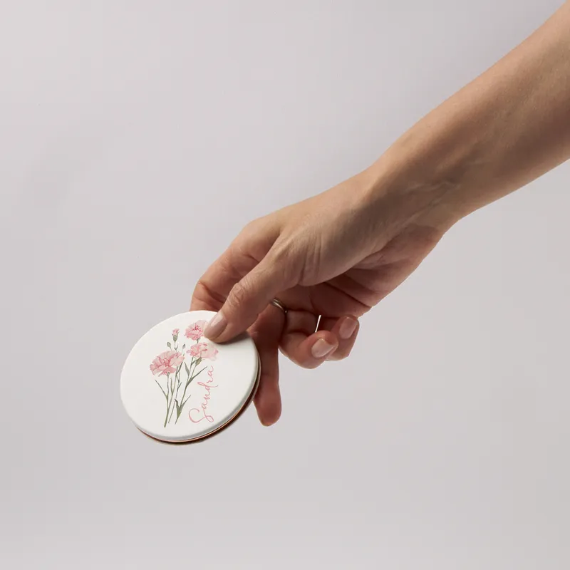 Custom Name Personalized Compact Mirror for Mom - Design Options