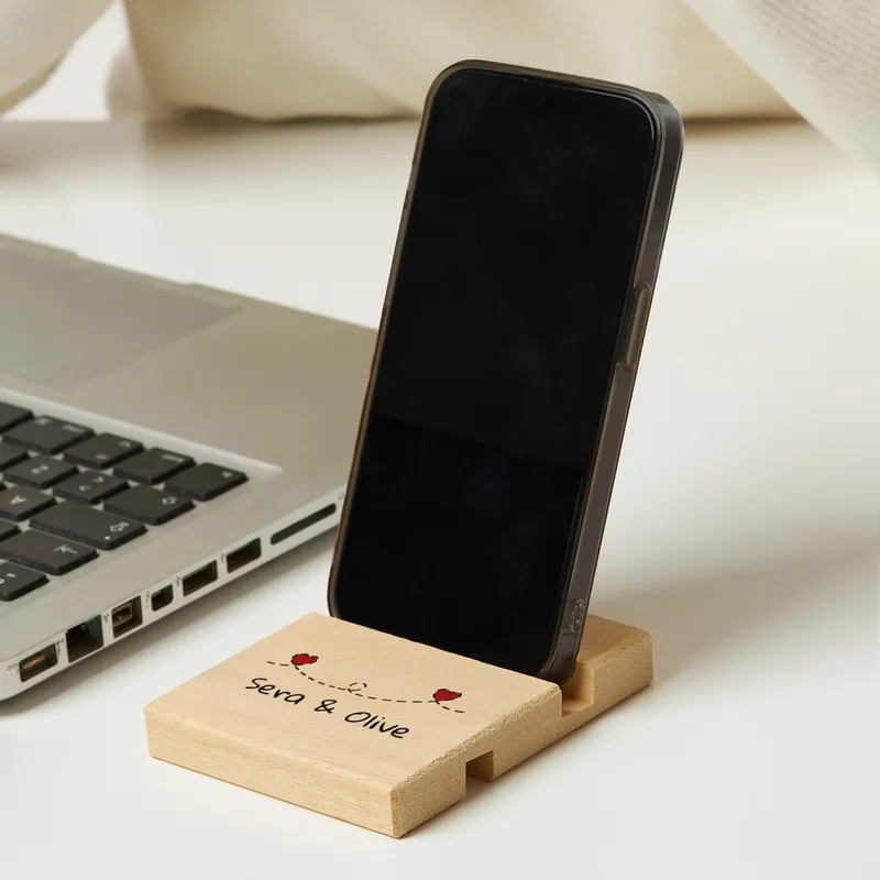 Custom Name Phone Stand for Your Wife One
