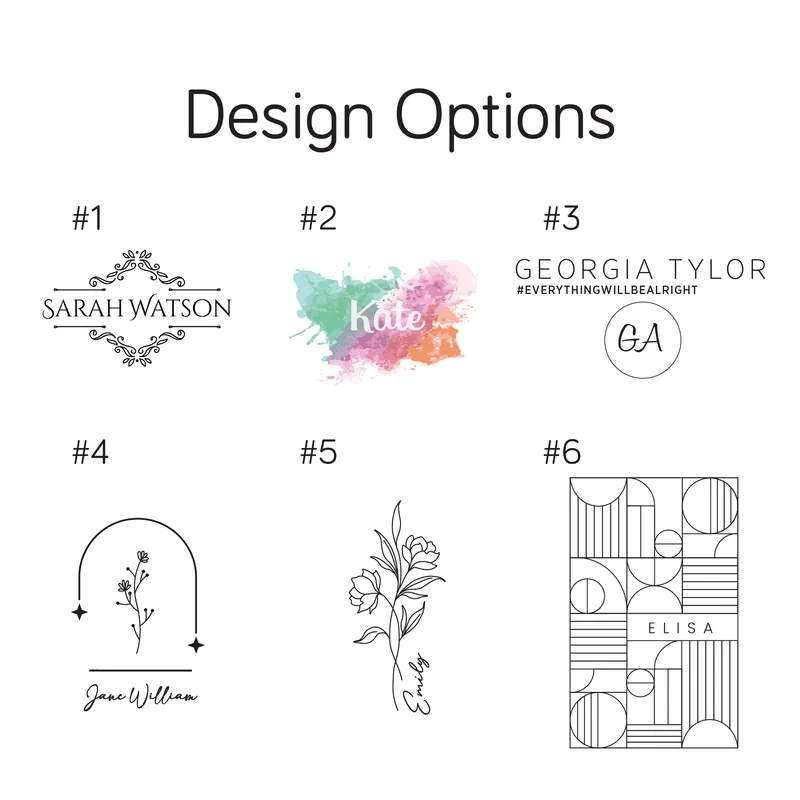 Custom Name Printed Red Lined Notebook