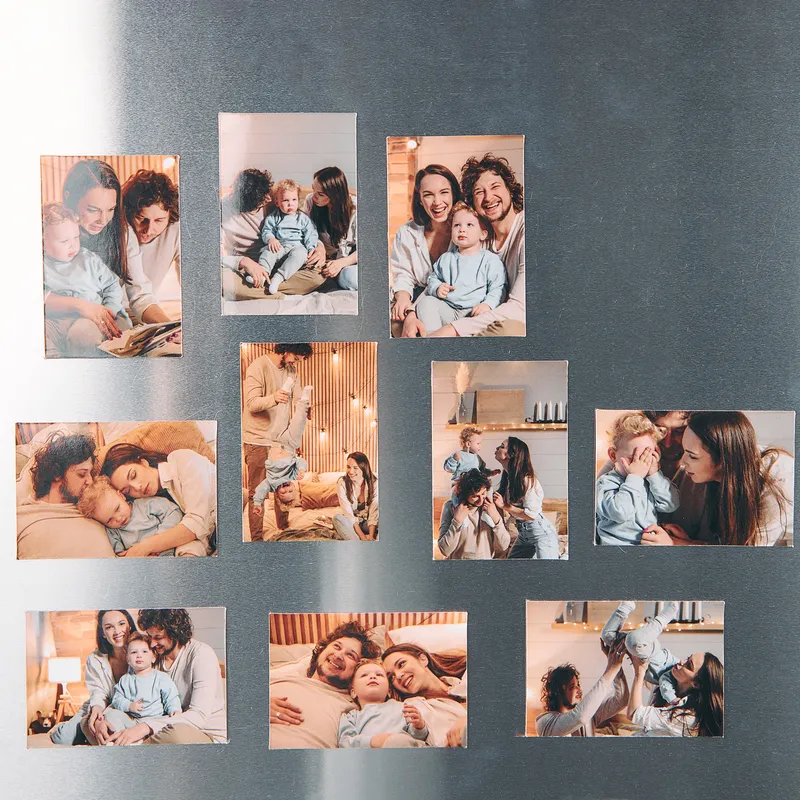 Custom Photo Fridge Magnet Set of 18