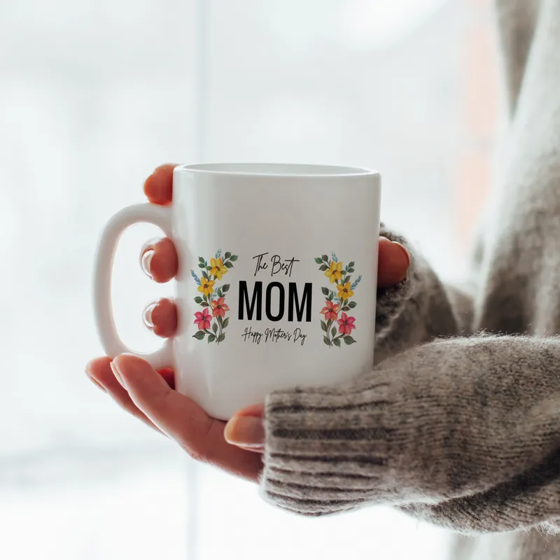 Custom Photo Mother's Day Mug for Mom