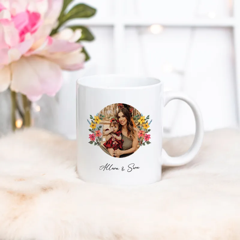 Custom Photo Mother's Day Mug for Mom
