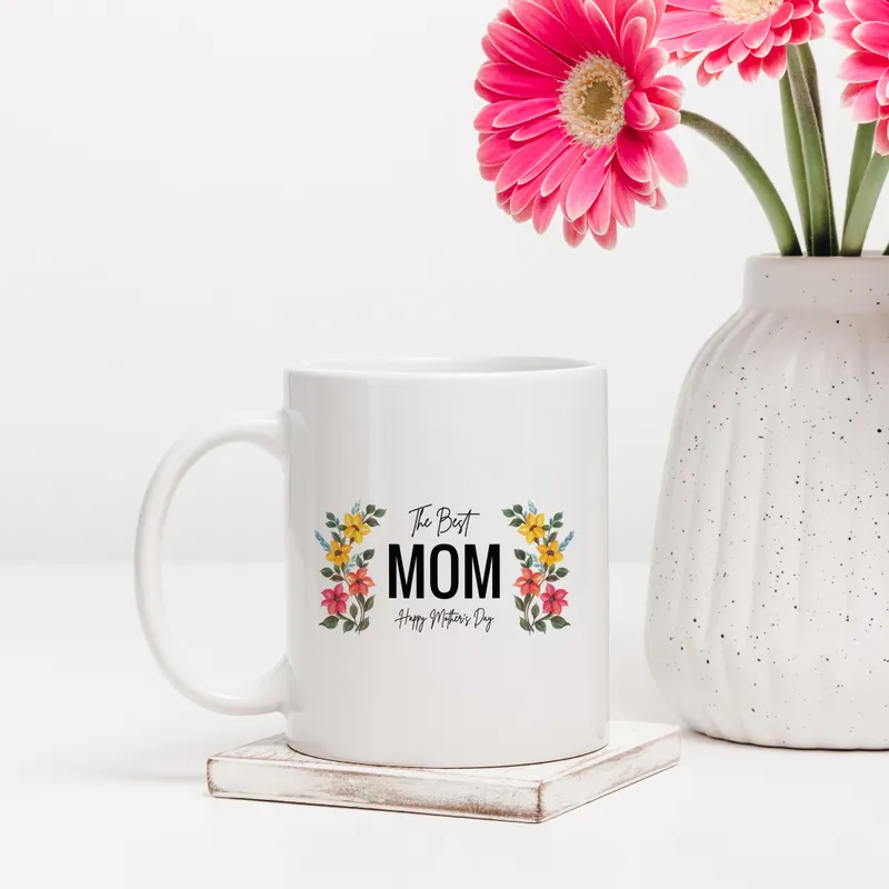 Custom Photo Mother's Day Mug for Mom