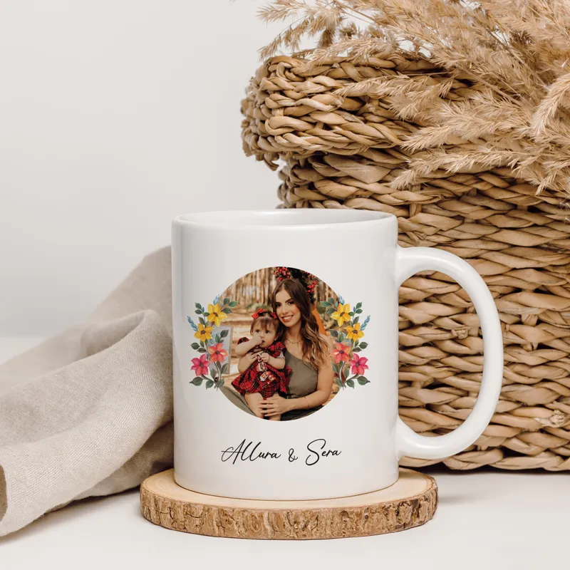 Custom Photo Mother's Day Mug for Mom