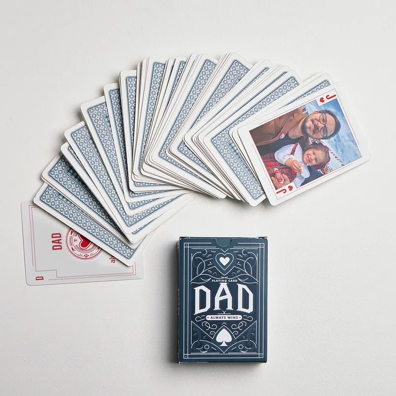 Custom Photo Playing Cards for Father's Day