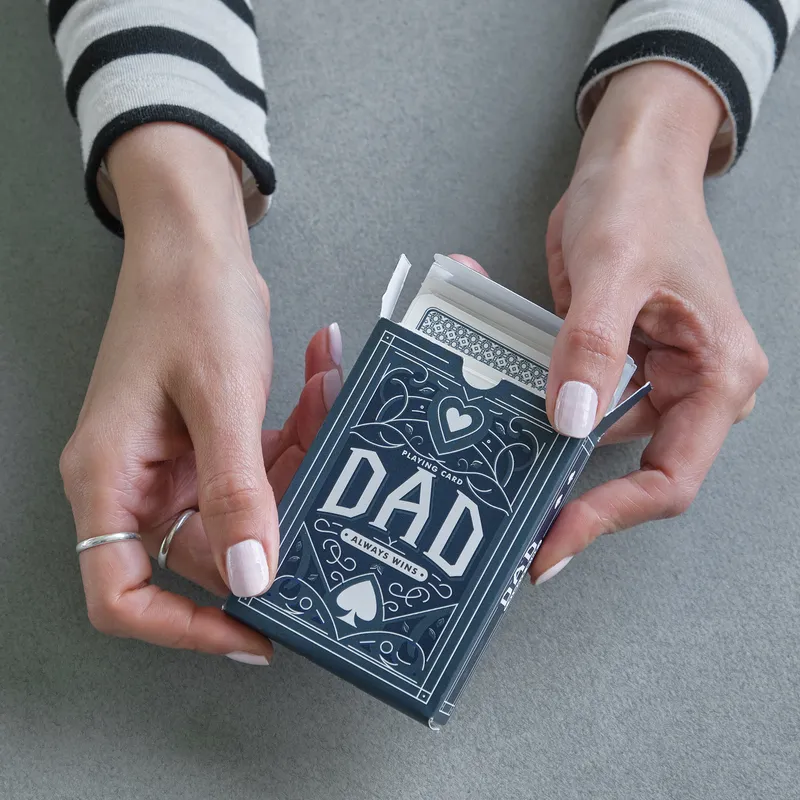 Custom Photo Playing Cards for Father's Day