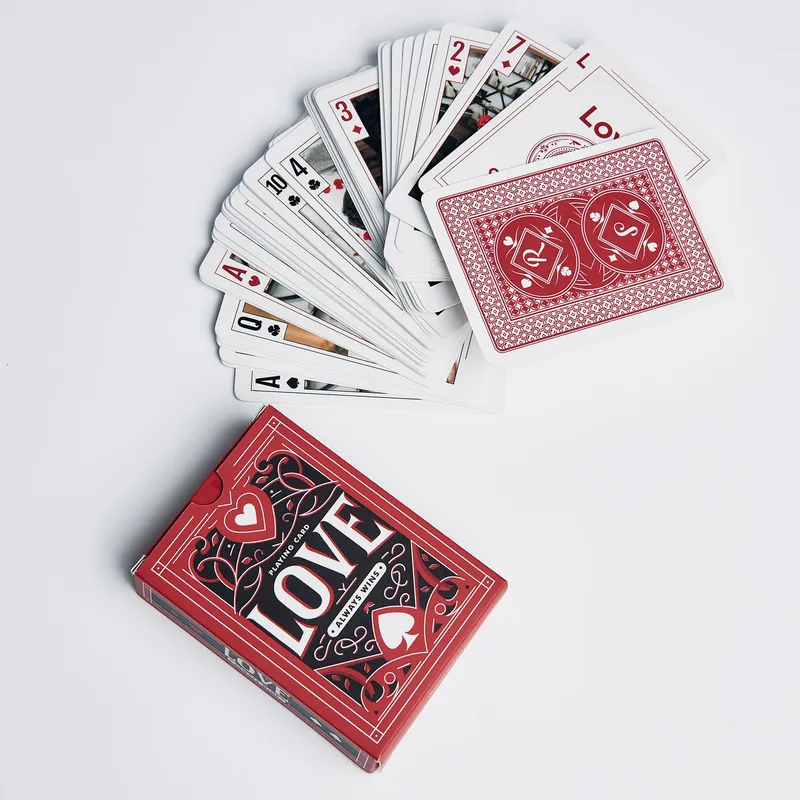 Custom Photo Playing Cards Gift for Couple