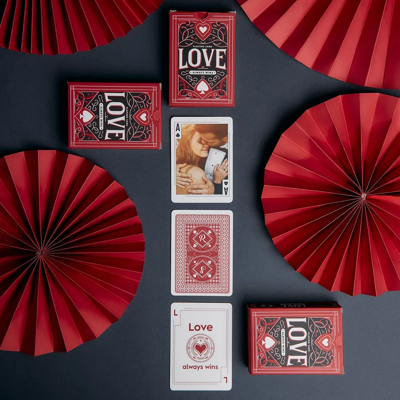 Custom Photo Playing Cards Gift for Couple