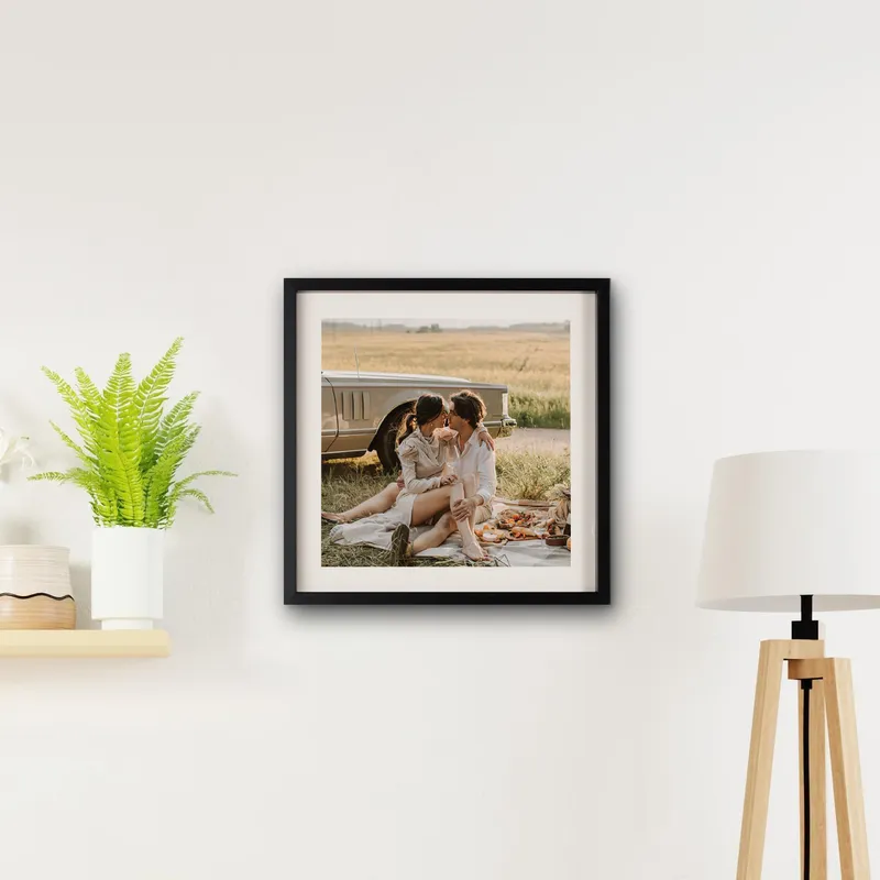 Custom Photo Print Decorative Wall Frame