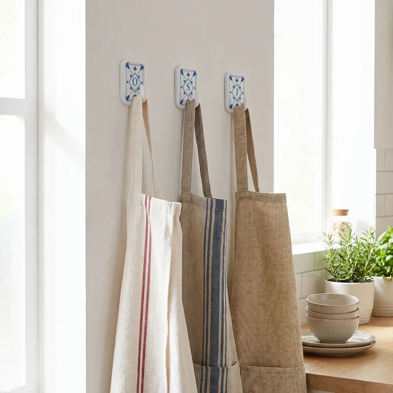 Custom Photo Towel Hooks Set of 3