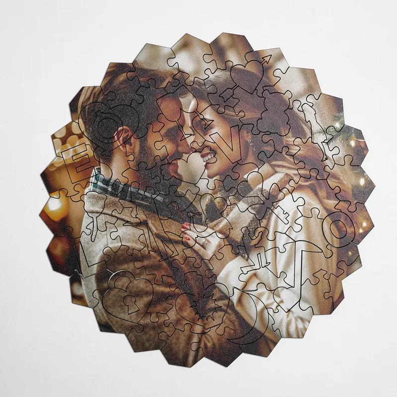 Custom Photo Wooden Puzzle for Birthday Gift