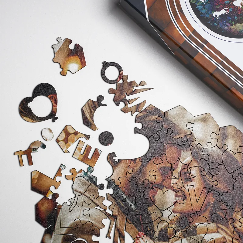 Custom Photo Wooden Puzzle for Birthday Gift