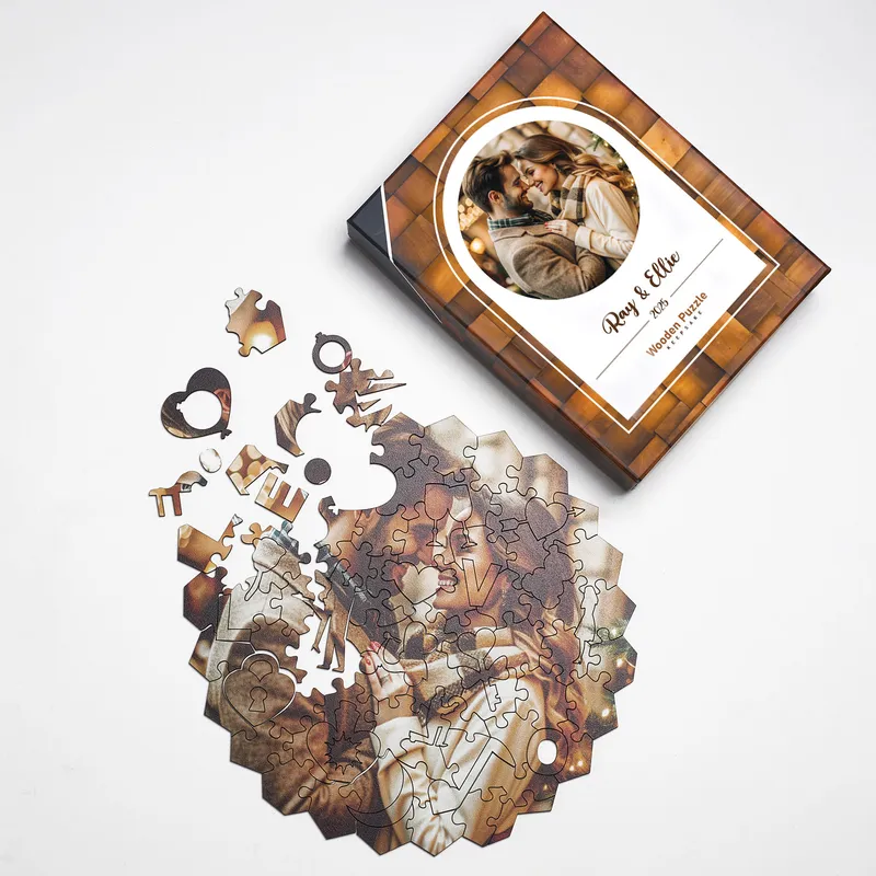 Custom Photo Wooden Puzzle for Birthday Gift