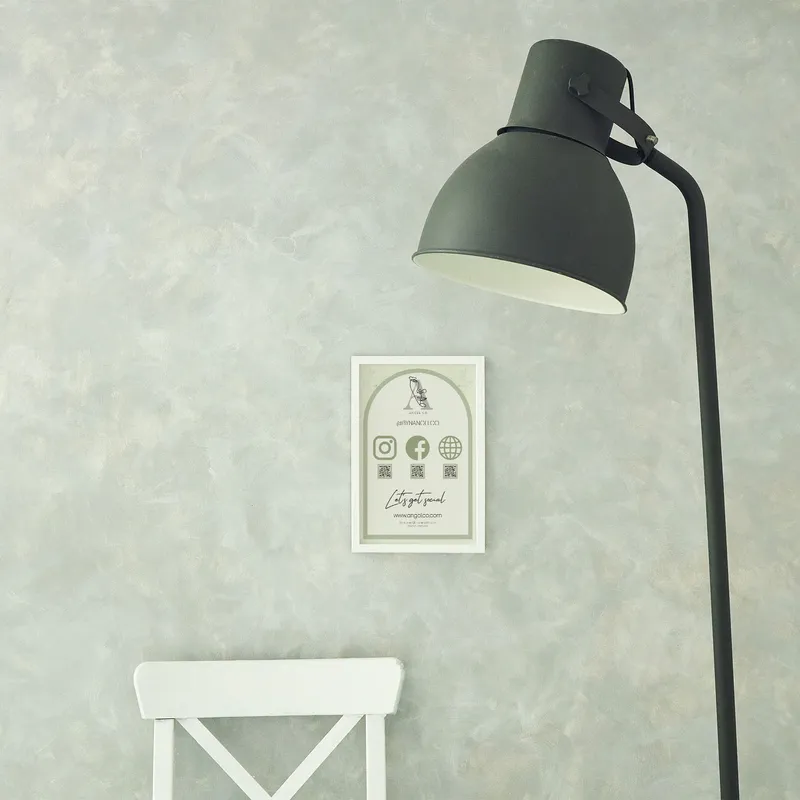 Custom QR Code Social Media Frame for Personalized Gifts