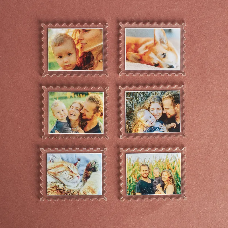 Custom Set of 6 Refrigerator Magnets