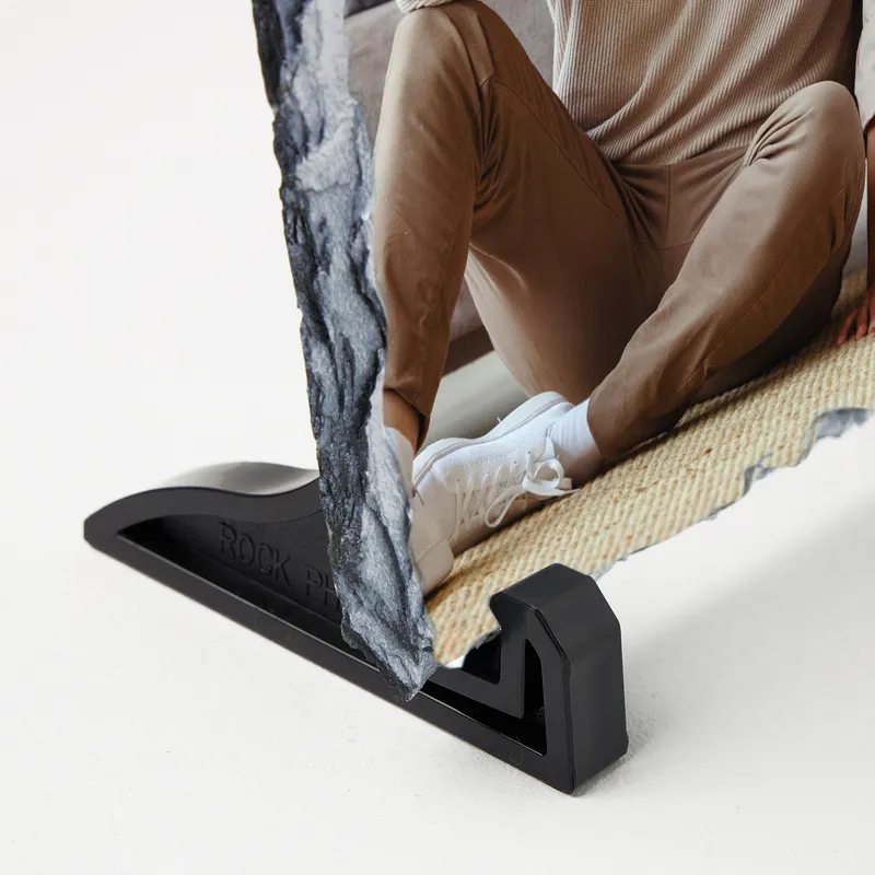 Personalised Square Slate Photo Print 19x19 cm