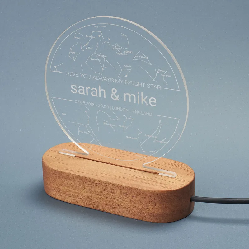 Custom Star Map Led Light