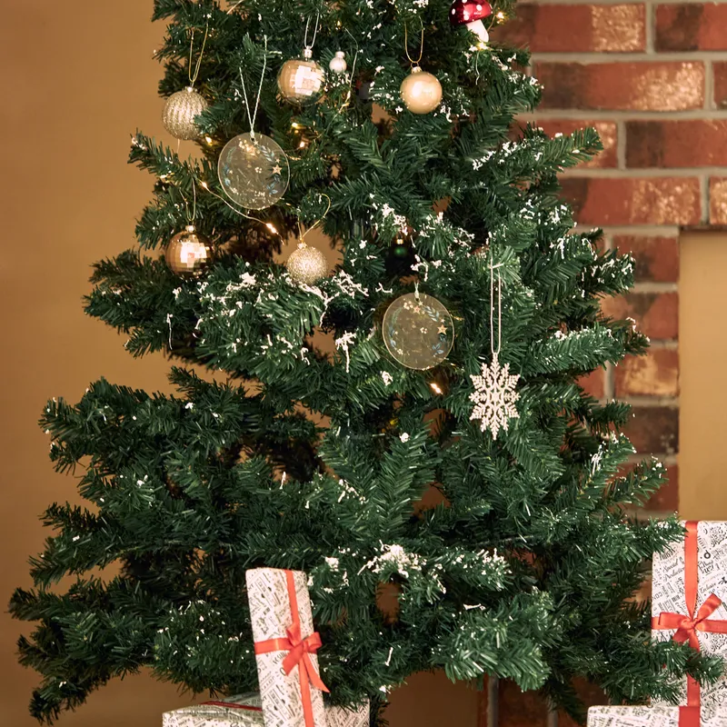 Personalised Acrylic Pine Tree Christmas Ornament