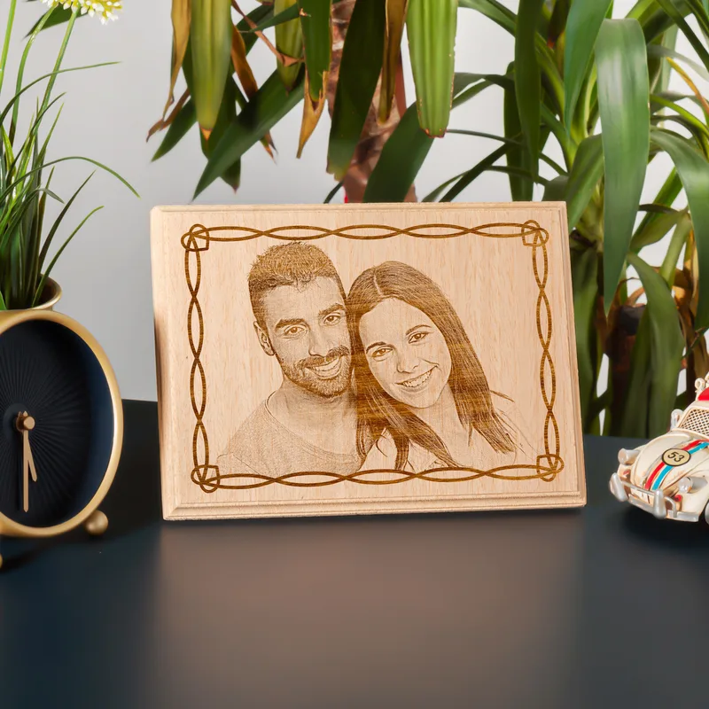 Custom Valentine's Day Gifts Mini Wood Photo