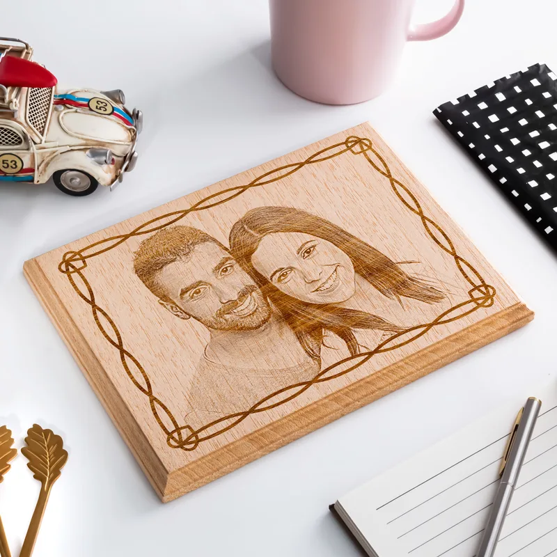Custom Valentine's Day Gifts Mini Wood Photo