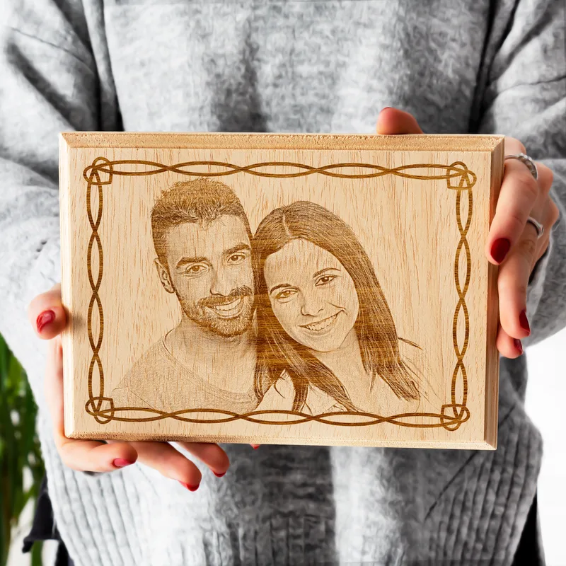 Custom Valentine's Day Gifts Mini Wood Photo