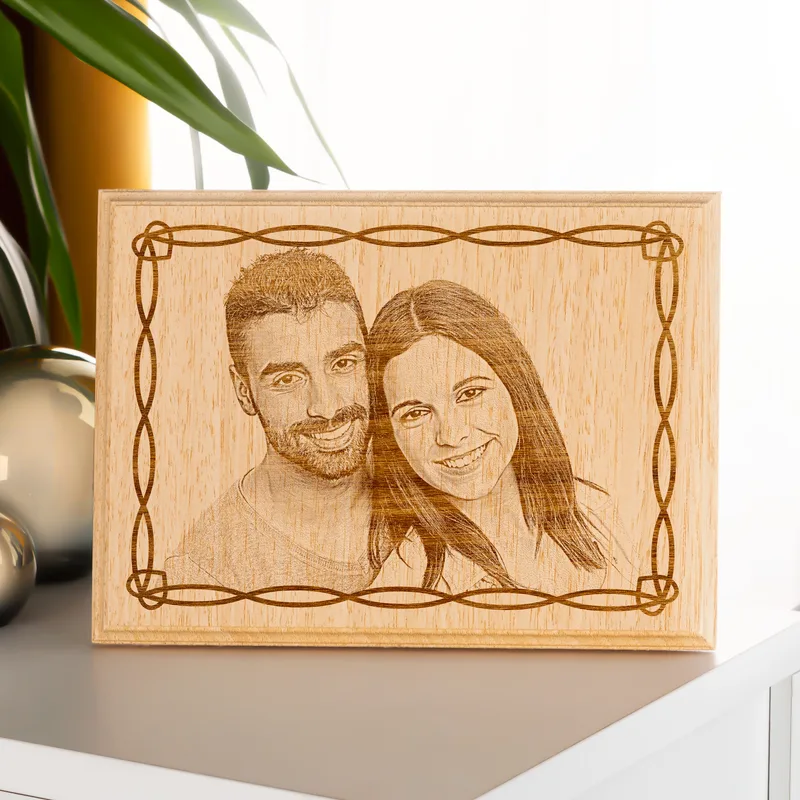Custom Valentine's Day Gifts Mini Wood Photo