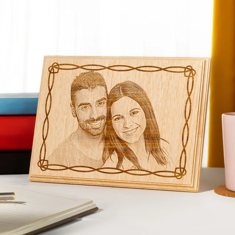 Custom Valentine's Day Gifts Mini Wood Photo