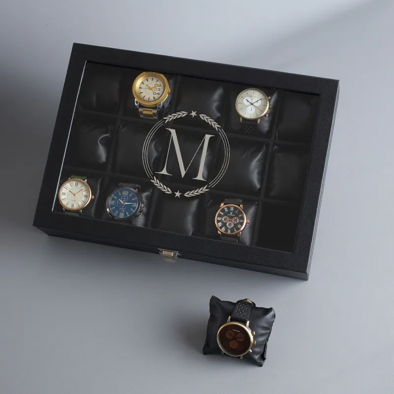 Personalised Monogrammed Watch Box for Men