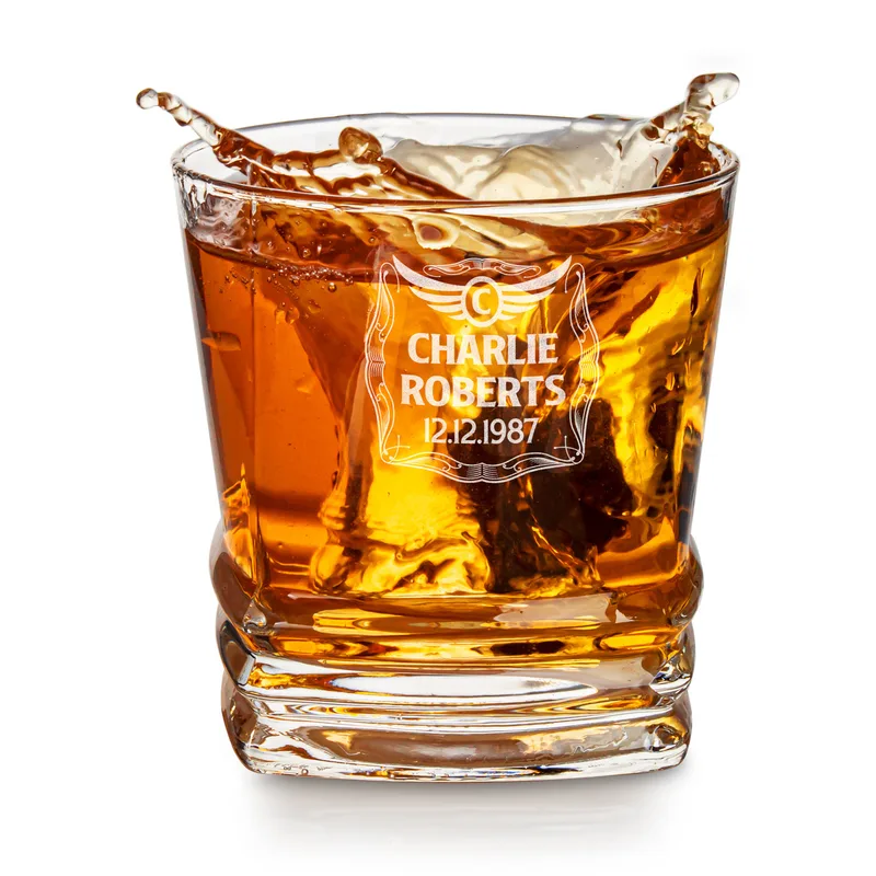 Custom Whiskey Decanter Set with Special wooden Box