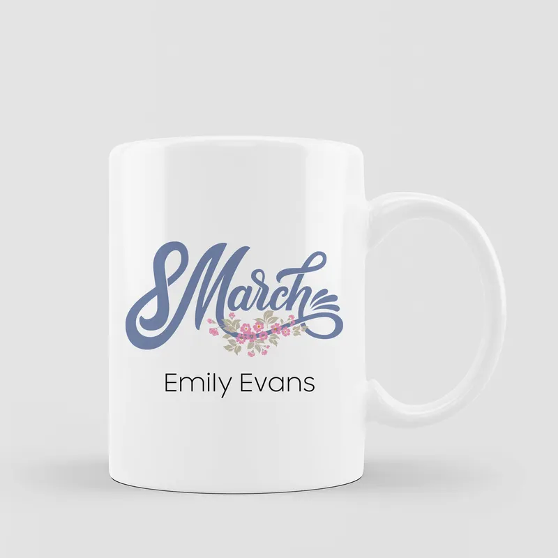 Custom Women's Day Celebration Mug for Her