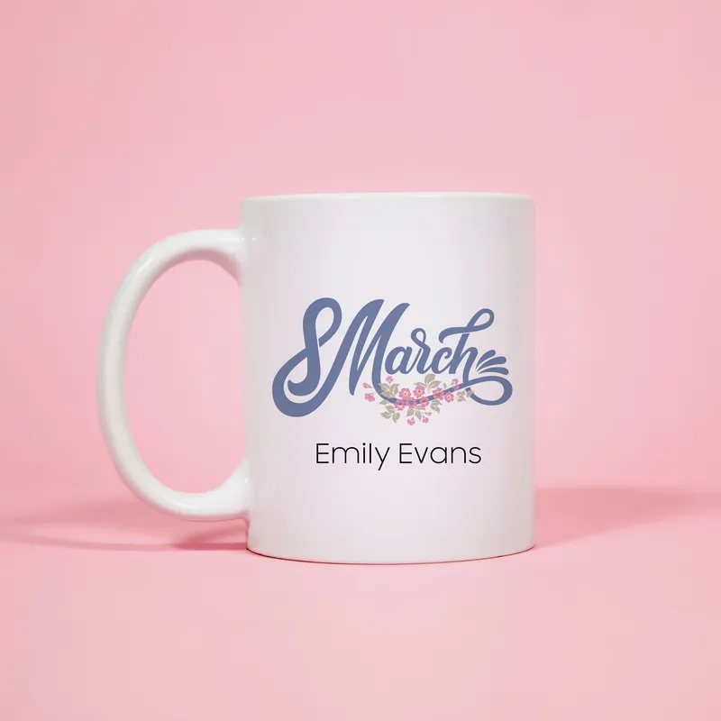 Custom Women's Day Celebration Mug for Her