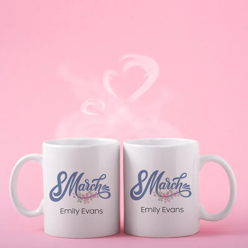 Custom Women's Day Celebration Mug for Her