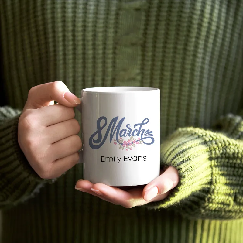 Custom Women's Day Celebration Mug for Her