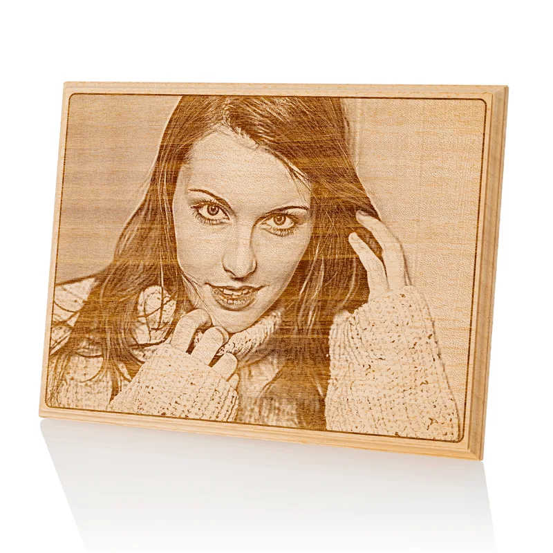 Custom Wooden Self Portrait Photo