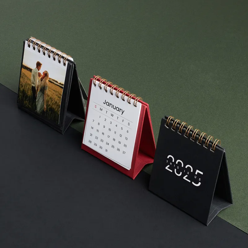 Customizable Picture Printed Desk Calendar