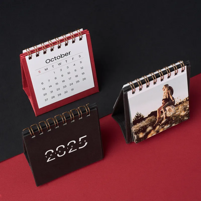 Customizable Picture Printed Desk Calendar