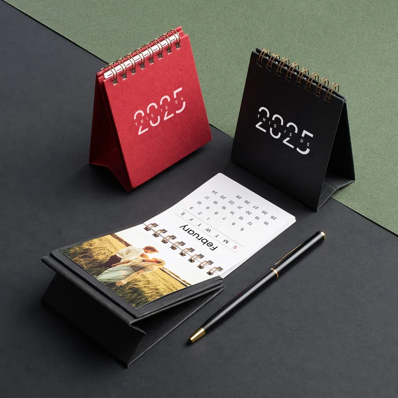 Customizable Picture Printed Desk Calendar