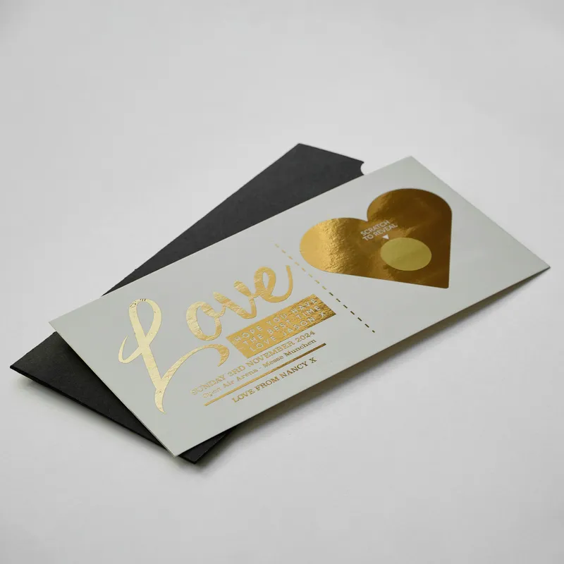 Customizable Scratch-Off Travel Gift Ticket for Loved Ones