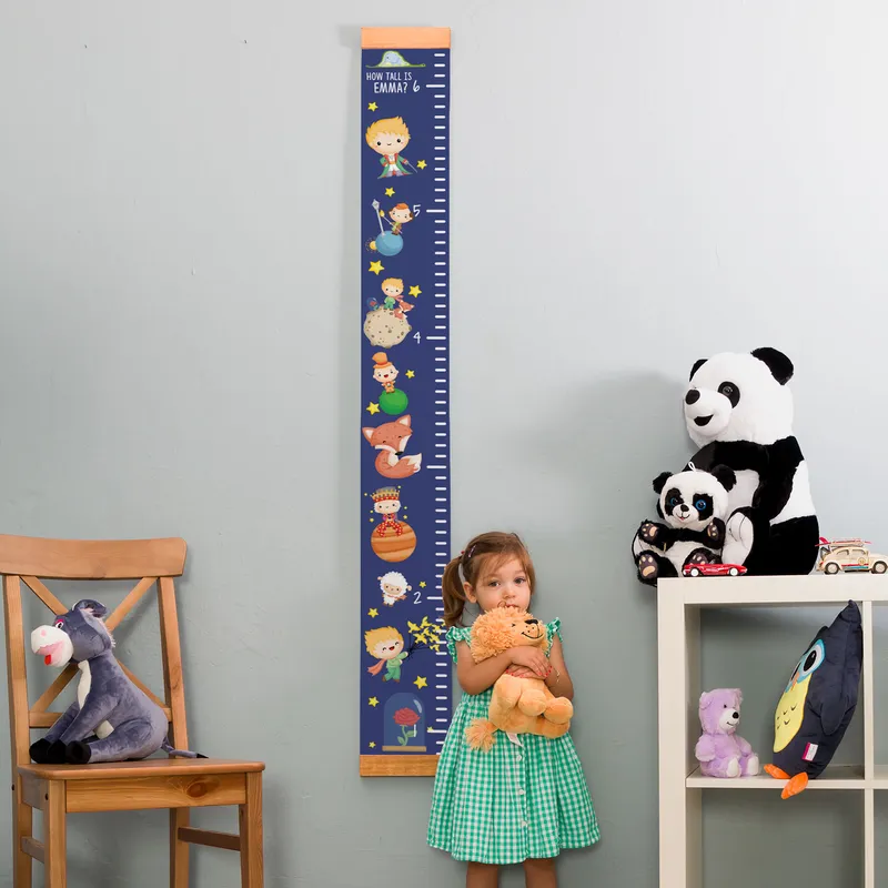 Personalised Little Prince Growth Chart for Kids' Room