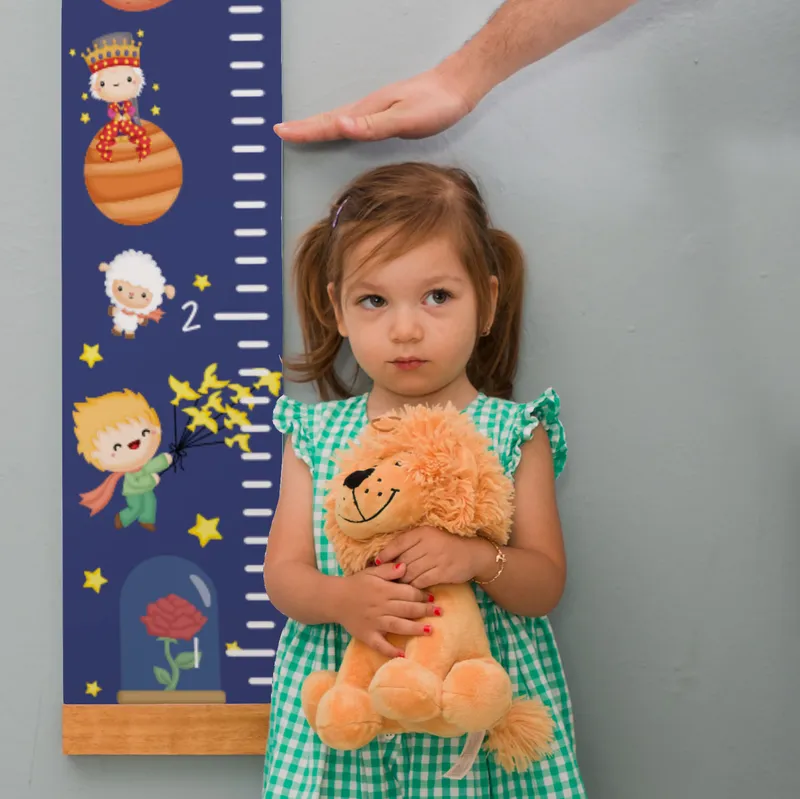 Personalised Little Prince Growth Chart for Kids' Room