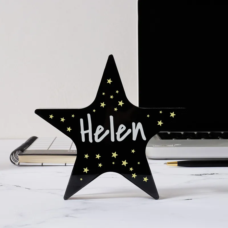 Customized Acrylic Star Desktop Decoration