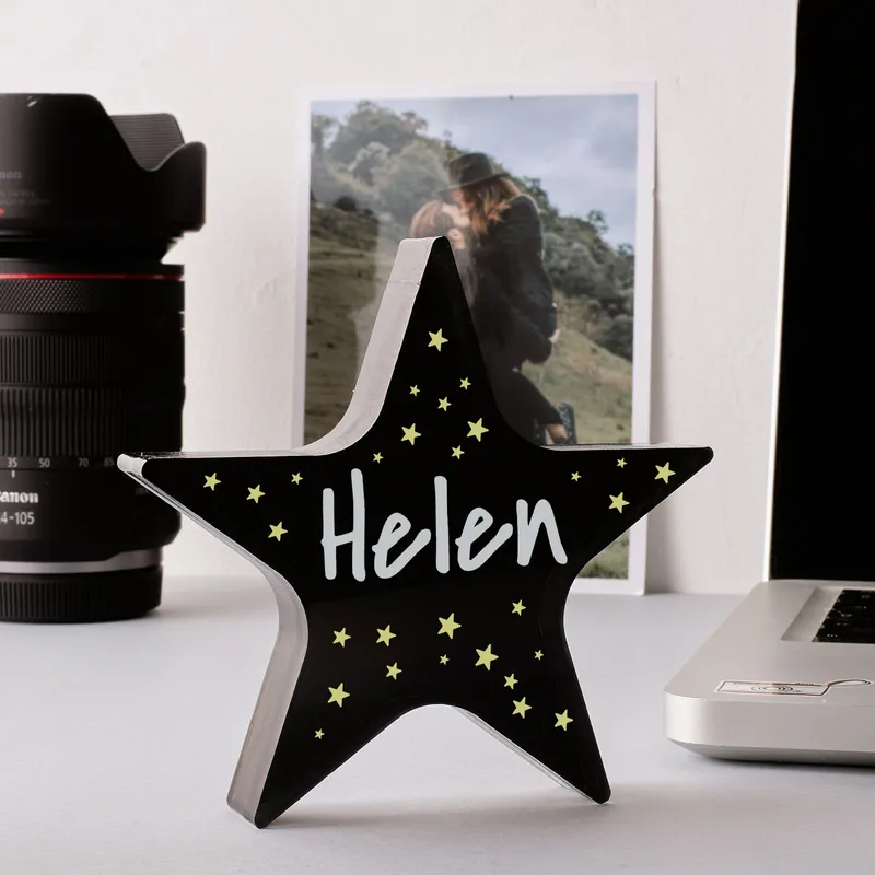 Customized Acrylic Star Desktop Decoration