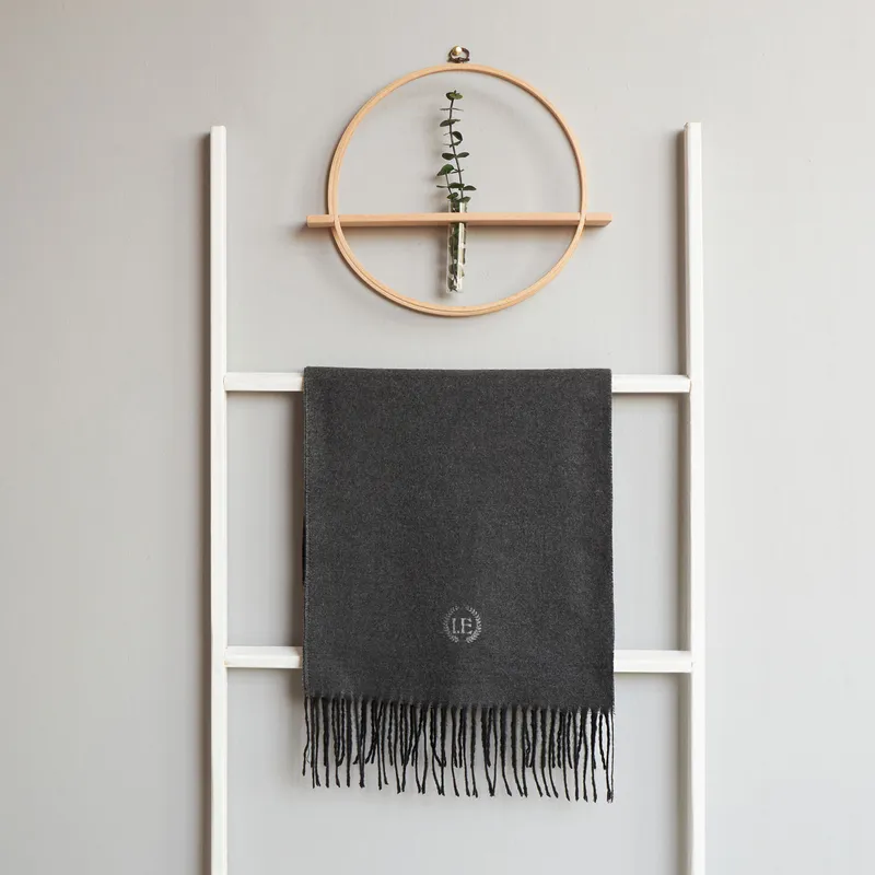 Customized Monogram Neck Scarf for Boyfriend Gift