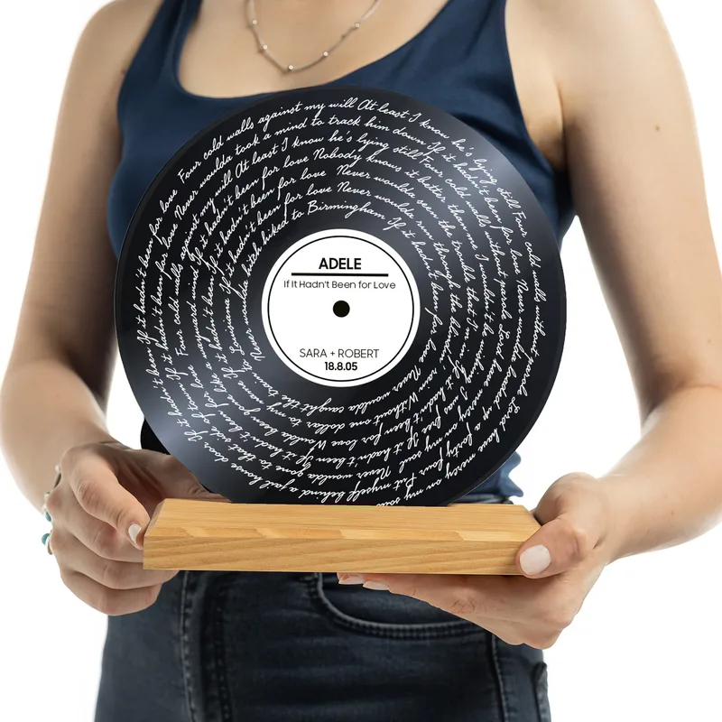 Cute Gifts for Couples Personalized Favorite Song Lyrics Design Plaque Tableau