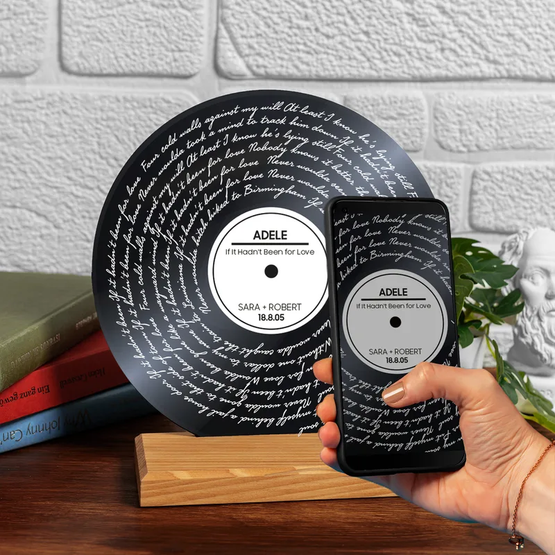 Cute Gifts for Couples Personalized Favorite Song Lyrics Design Plaque Tableau